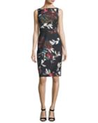 Beverly Sleeveless Floral-print Dress