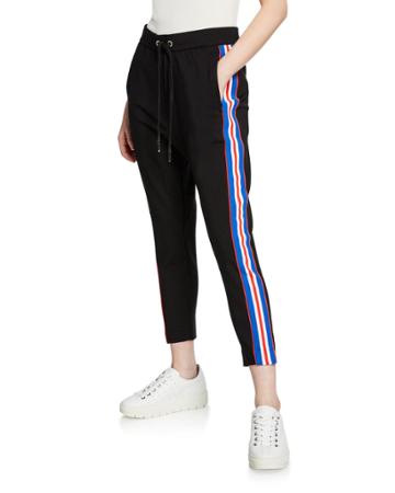 Court Run Ankle-length Ponte Pants W/