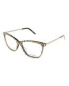 Glittery Acetate/metal Cat-eye Optical Glasses