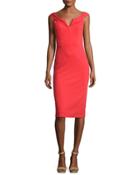 Sienna Off-the-shoulder Sheath Dress, Bright Red
