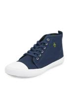 Sneakerish Canvas High-top Sneaker, Dress Blues