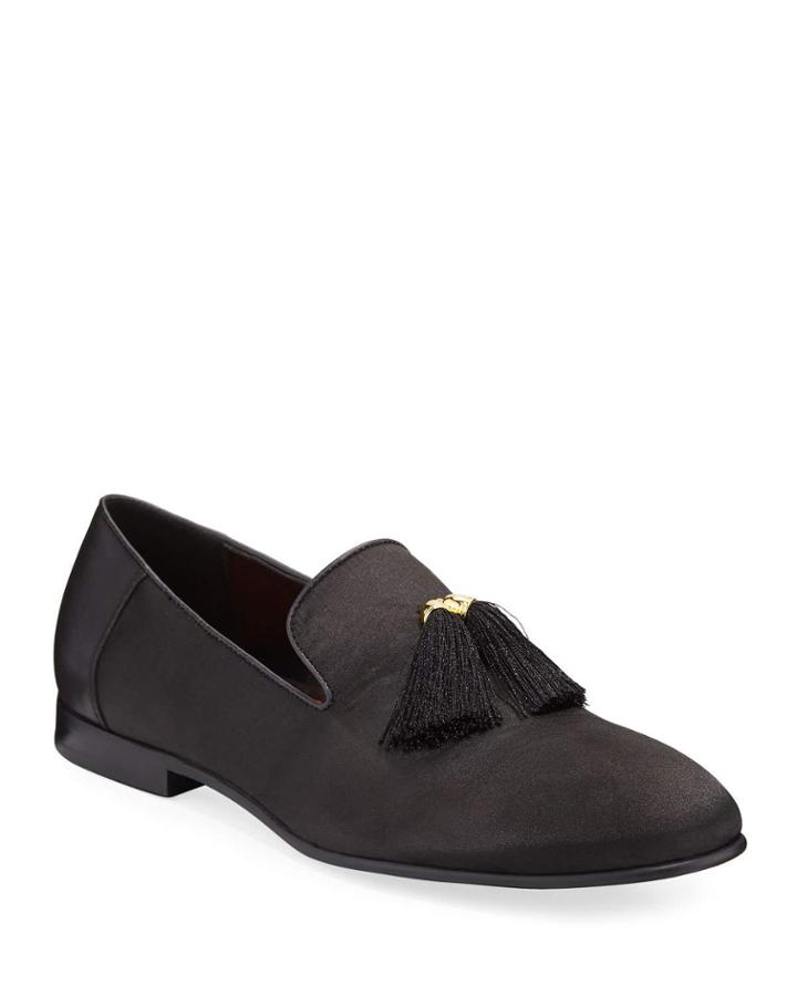 Men's Satin Tassel Smoking
