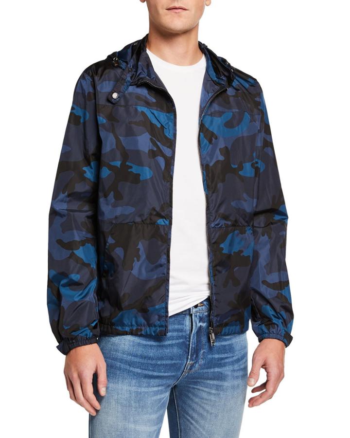 Camouflage Print Wind-resistant Jacket