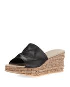 Amanda Slide Cork Wedge