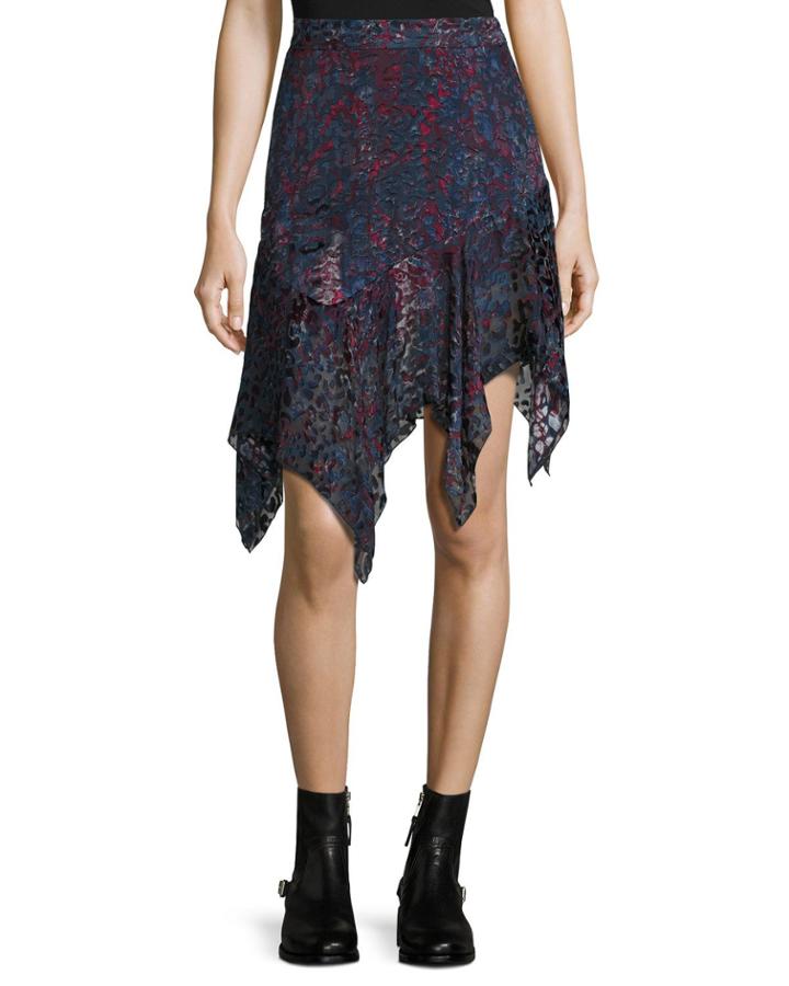 Birkin Asymmetric Handkerchief Hem