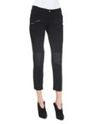 Knee-patch Skinny-fit Pants