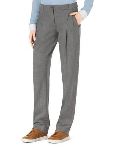 Pleated Slouchy Trousers