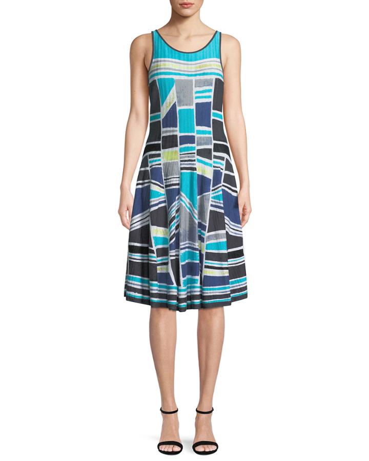 Going Places Sleeveless Twirl Dress