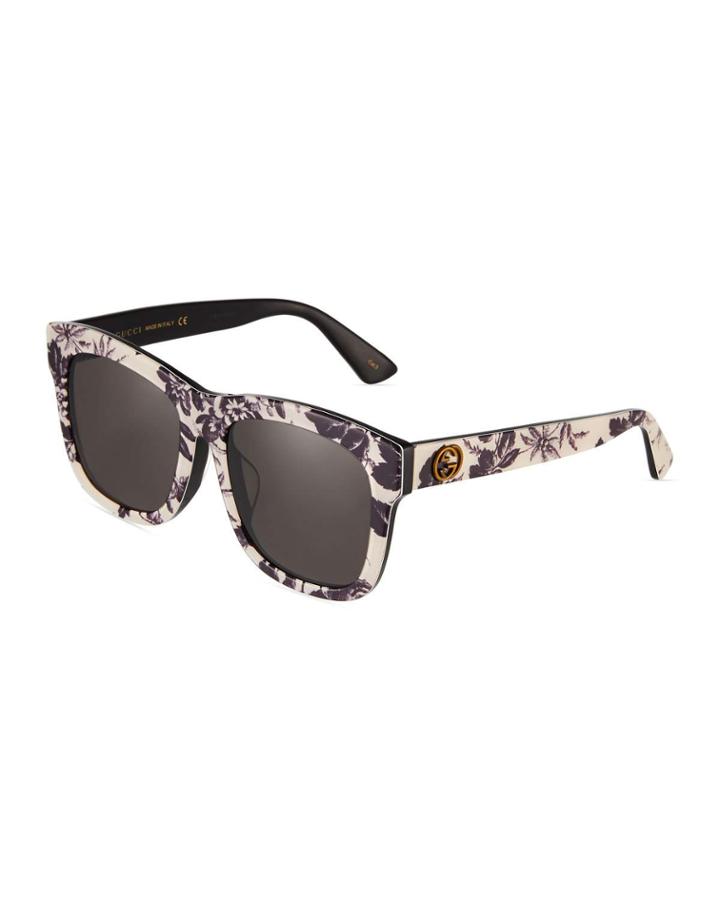Square Floral Acetate