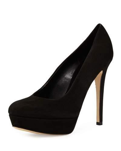 Lilli Platform Pump, Black