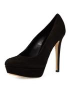Lilli Platform Pump, Black