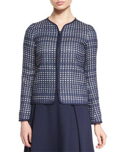 Embroidered Long-sleeve Jacket