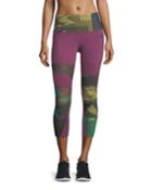 Motivation Zigzag Printed Compression Tights