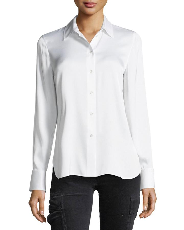 Slim Fit Button-front