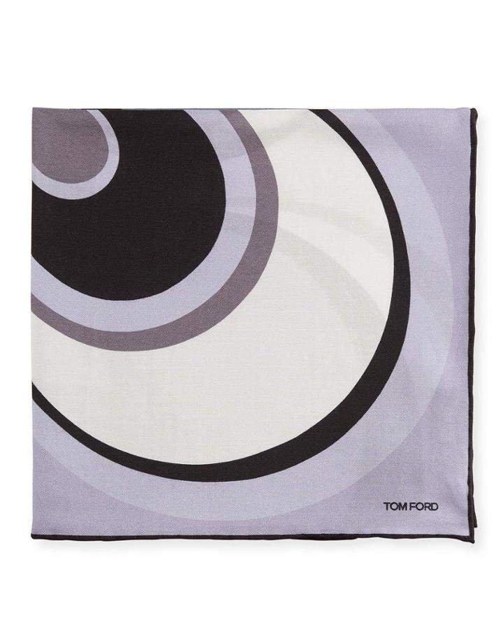 Circle Swirl Pocket Square,