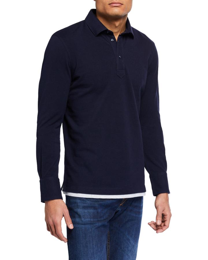 Men's Double-layer Polo