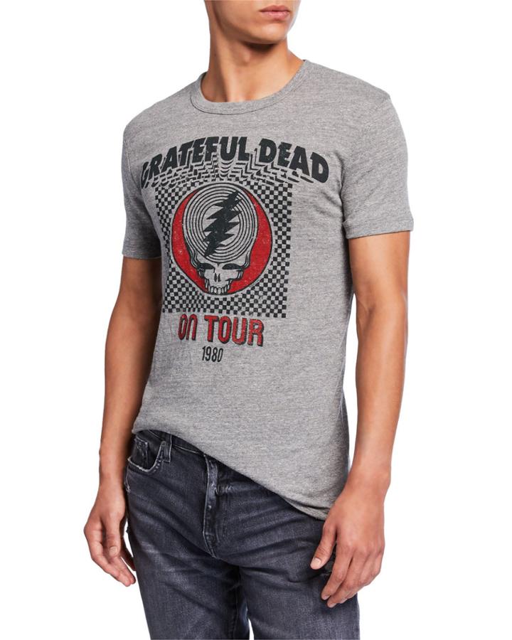 Men's Grateful Dead On Tour 1980 Short-sleeve Graphic T-shirt