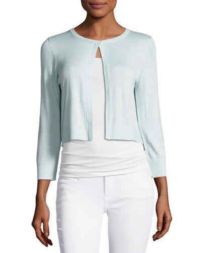 Linsey Knit Dress Cropped Topper