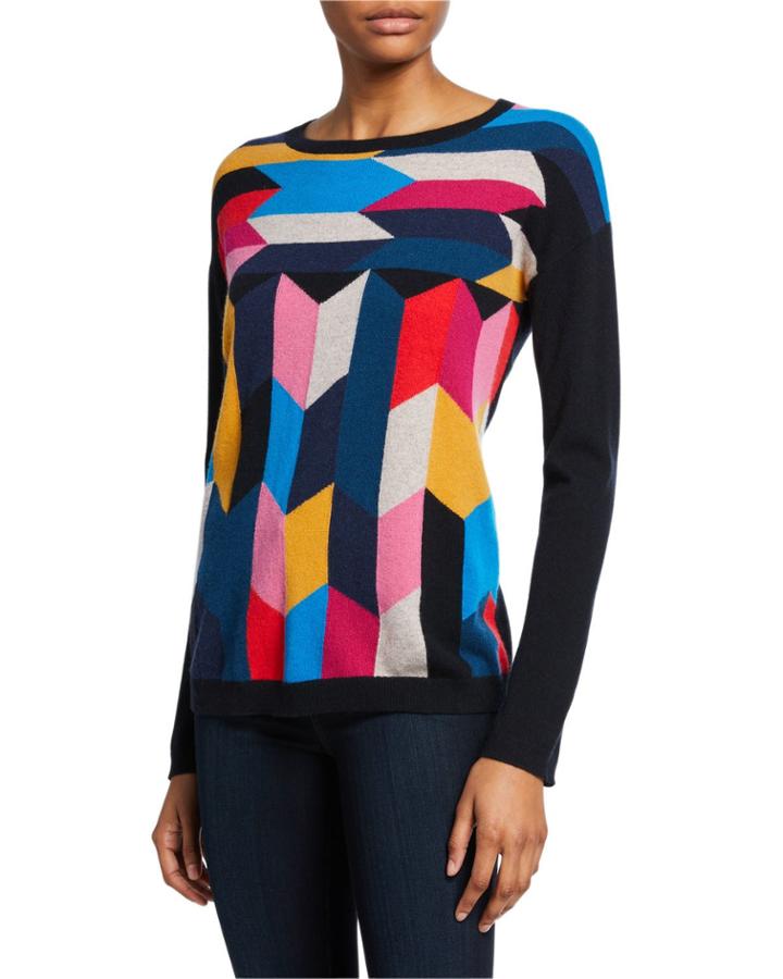 Cashmere Multicolor Crewneck