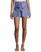 Embrace High-waist Tie-front