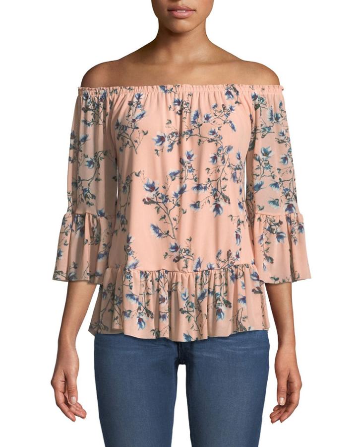 Off-the-shoulder Floral