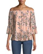 Off-the-shoulder Floral