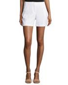 Masibeth Admiral Crepe Shorts, Eggshell