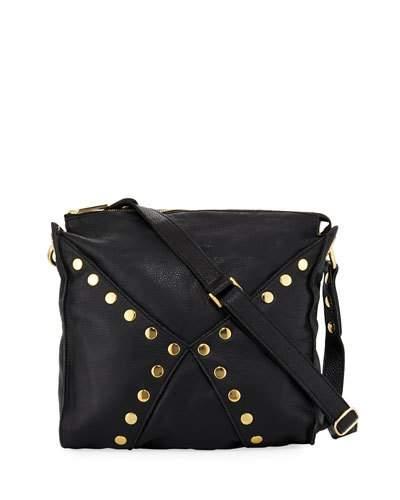 Andrew Studded Leather Crossbody Bag