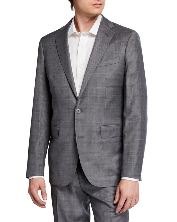 Men's Wool-blend Two-piece