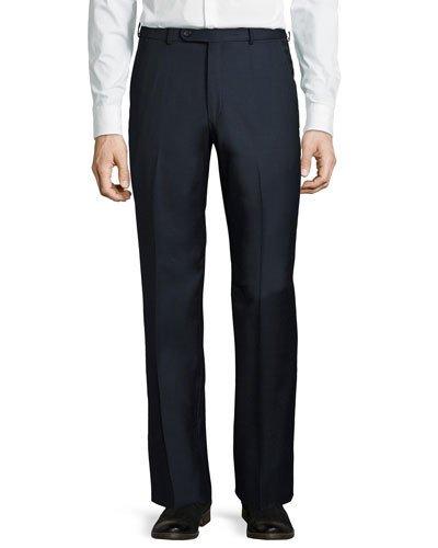 Wool Straight-leg Trousers
