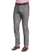 Melange Knit Hybrid Pants, Charcoal