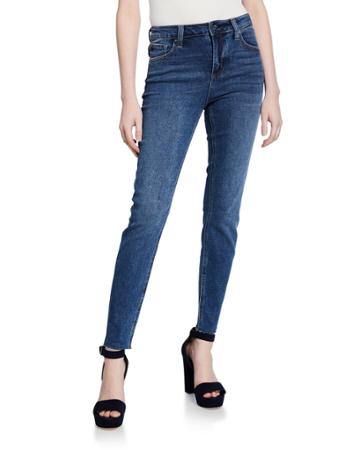 High-rise Raw-hem Ankle