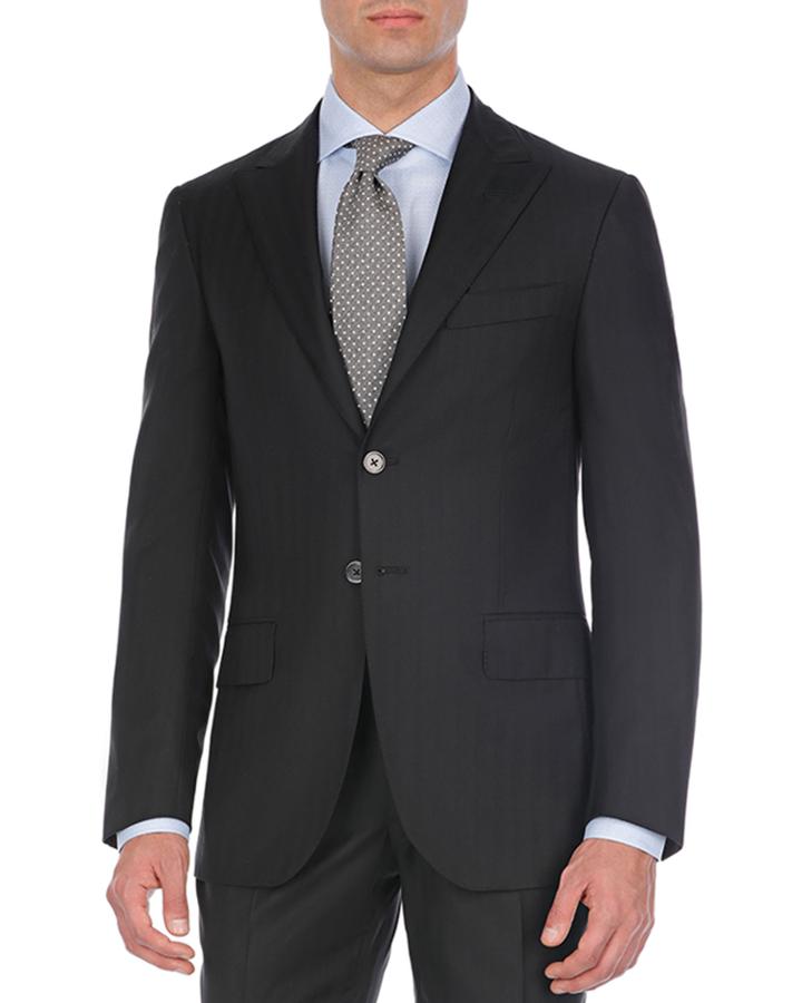 Tonal-striped Two-piece