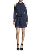 Twinkling Stars Cold-shoulder Dress
