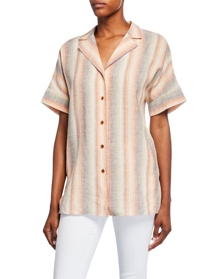 Wendell Skyscape Stripe Button-down