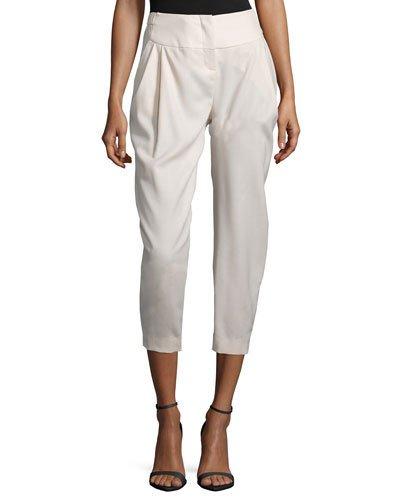 Pleated-front Cropped Pants, Atmosphere