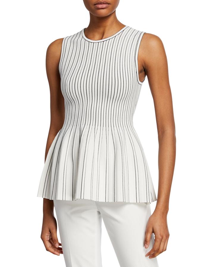 Striped Peplum
