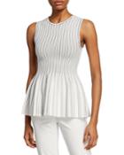 Striped Peplum