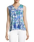 Floral-print Blouse