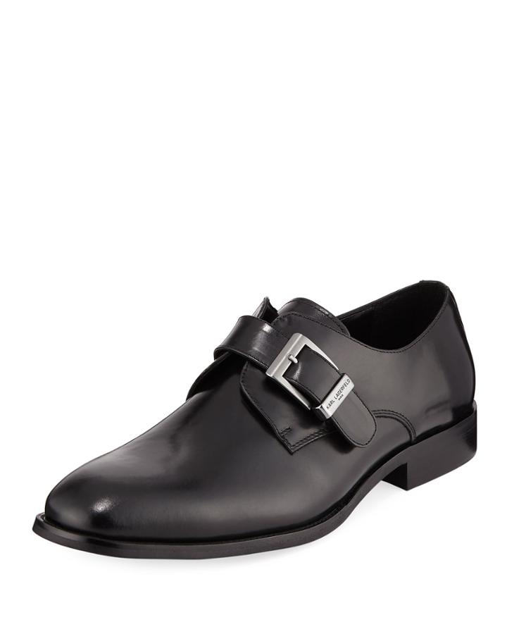 Buckle Leather Dress