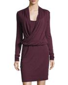Abigail Cross-front Jersey Dress