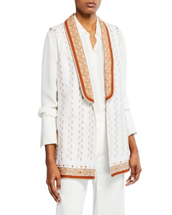Lili Embroidered Vest With