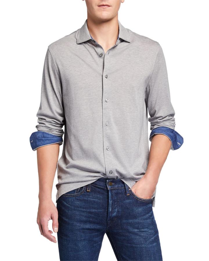 Men's Long-sleeve Knit