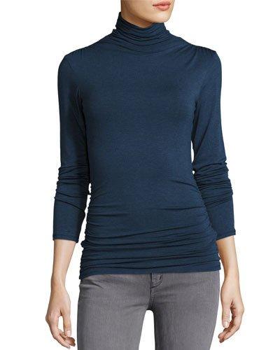 Ruched Jersey Top, Heather