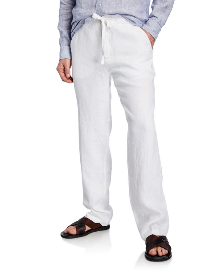 Men's Linen Drawstring Pants