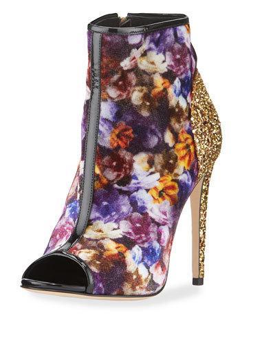 Juda High Peep-toe Bootie