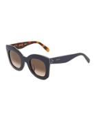 Opaque Oversized Cat-eye