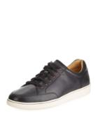 Men's Sagan Ii Leather Platform Sneakers, Black