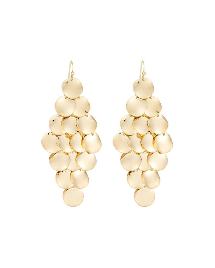 Waterfall Disc Earrings