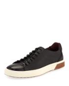 Dave Perforated Leather Low-top